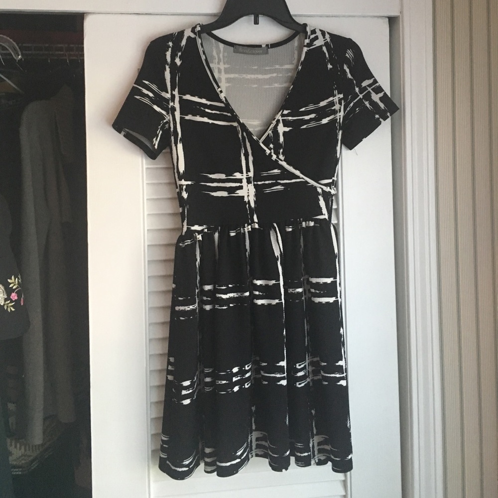 Black and white dress
